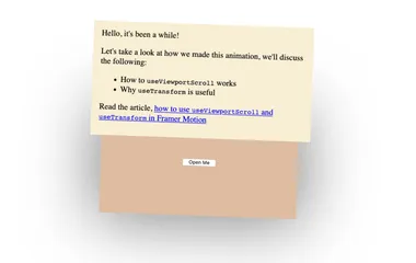 Letter with html placed over envelope