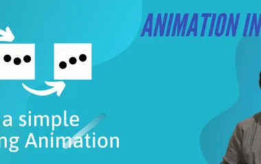 A title card showing three animation states on a blue background with Seth Corker in the corner