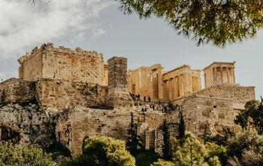 ancient ruins in Athens, Greece